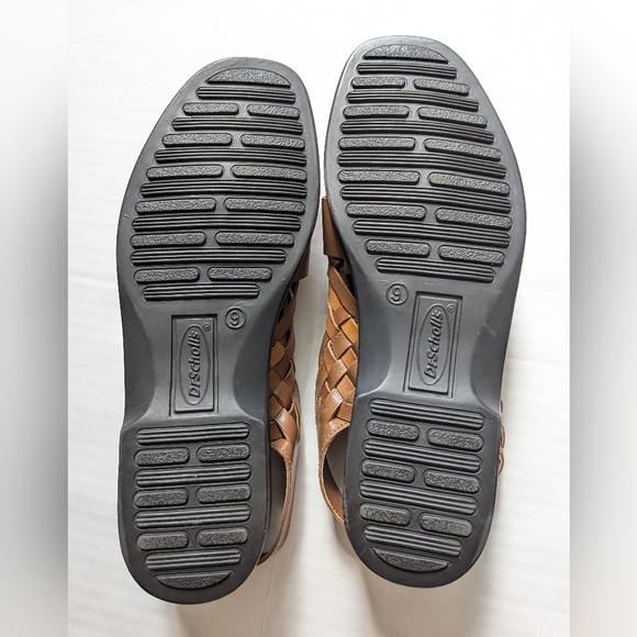 Dr Scholl's Brown Leather Sandals Size 9 - Picture 8 of 12